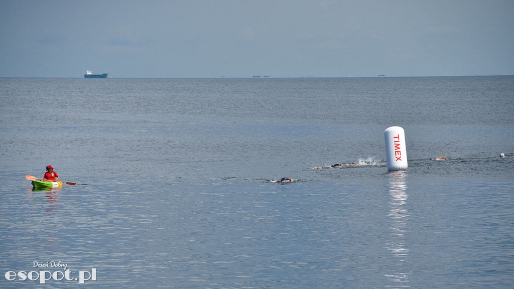 Zawody pływackie dookoła Molo - Sopot Timex Cup 2018