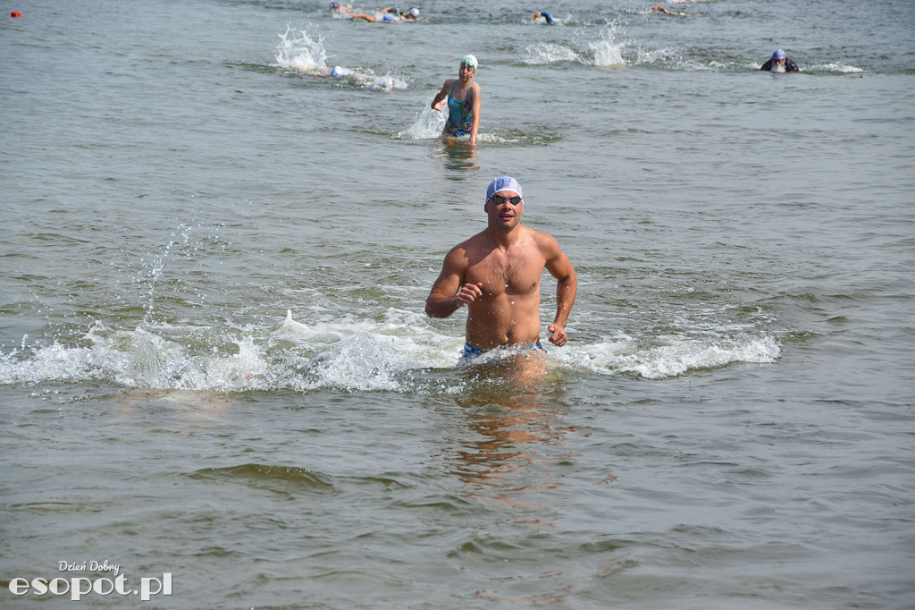 Zawody pływackie dookoła Molo - Sopot Timex Cup 2018