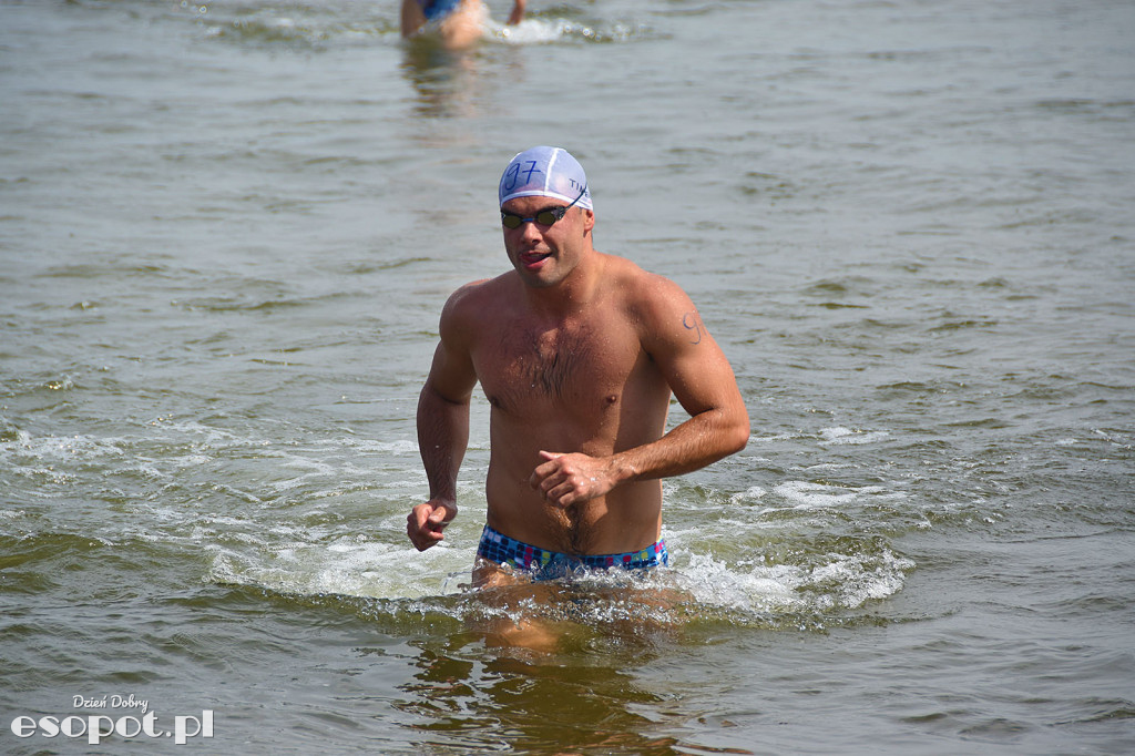 Zawody pływackie dookoła Molo - Sopot Timex Cup 2018