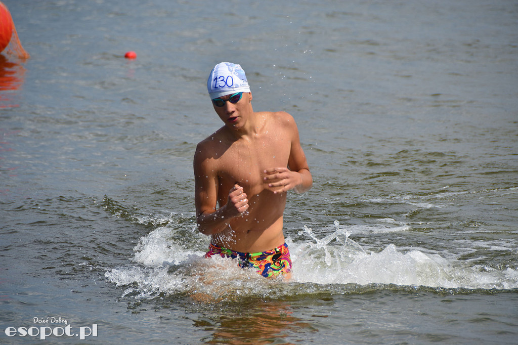 Zawody pływackie dookoła Molo - Sopot Timex Cup 2018