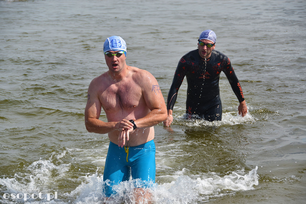 Zawody pływackie dookoła Molo - Sopot Timex Cup 2018