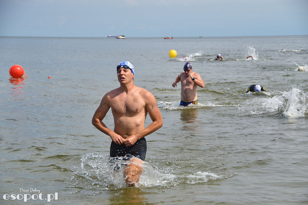 Zawody pływackie dookoła Molo - Sopot Timex Cup 2018