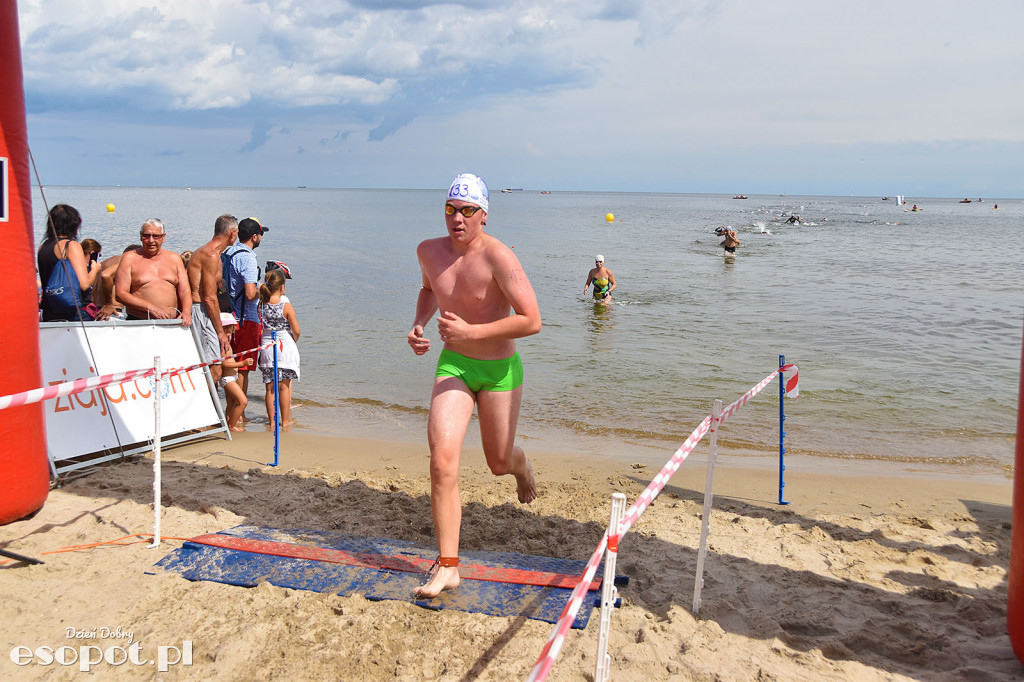 Zawody pływackie dookoła Molo - Sopot Timex Cup 2018