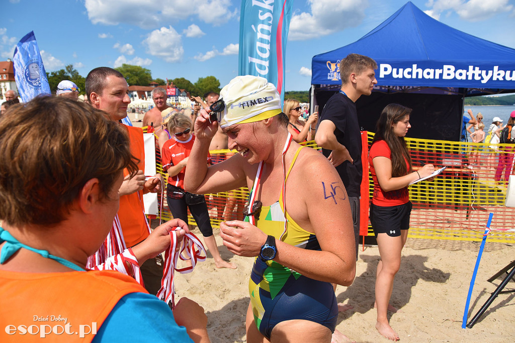 Zawody pływackie dookoła Molo - Sopot Timex Cup 2018