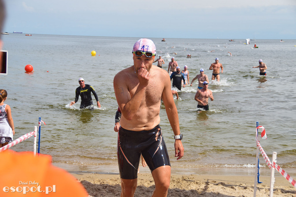 Zawody pływackie dookoła Molo - Sopot Timex Cup 2018