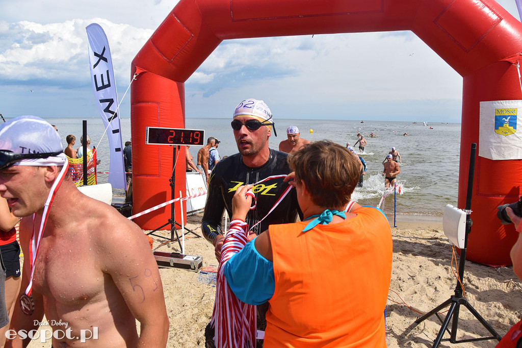 Zawody pływackie dookoła Molo - Sopot Timex Cup 2018