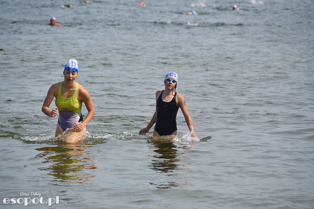 Zawody pływackie dookoła Molo - Sopot Timex Cup 2018