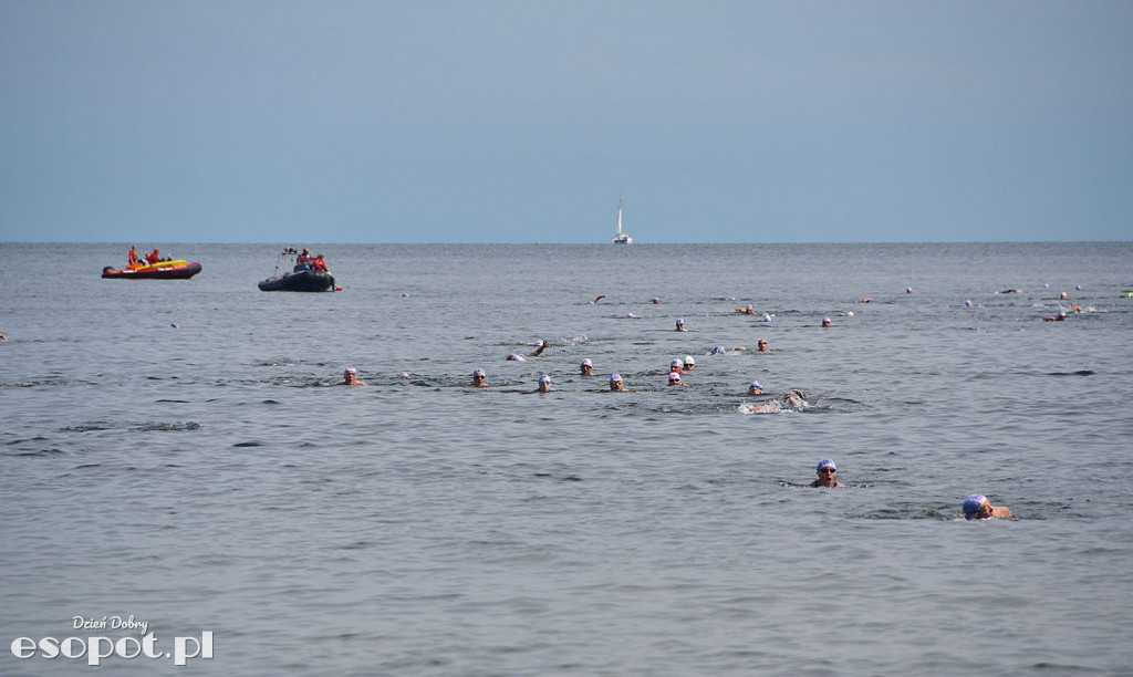 Zawody pływackie dookoła Molo - Sopot Timex Cup 2018