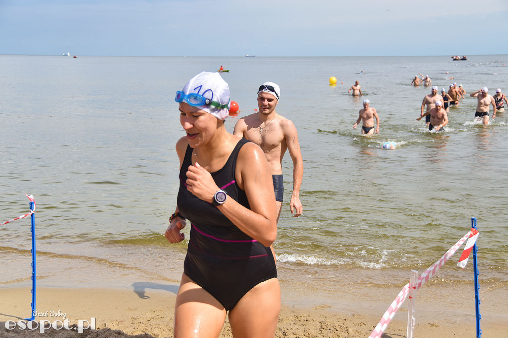 Zawody pływackie dookoła Molo - Sopot Timex Cup 2018