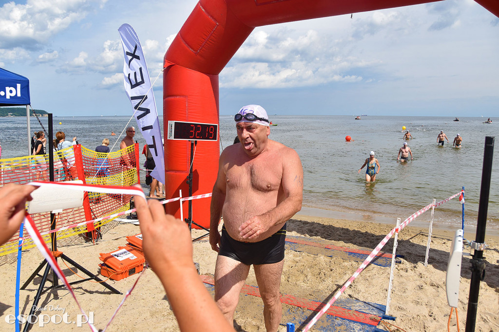 Zawody pływackie dookoła Molo - Sopot Timex Cup 2018