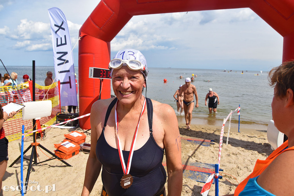 Zawody pływackie dookoła Molo - Sopot Timex Cup 2018