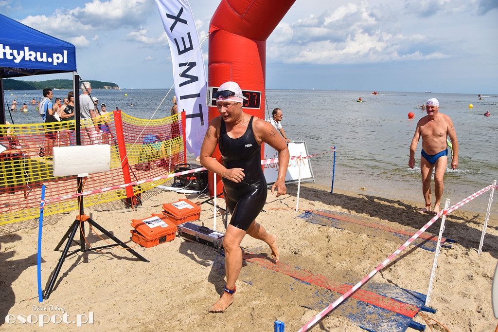 Zawody pływackie dookoła Molo - Sopot Timex Cup 2018
