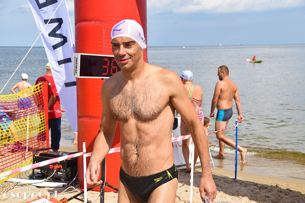 Zawody pływackie dookoła Molo - Sopot Timex Cup 2018