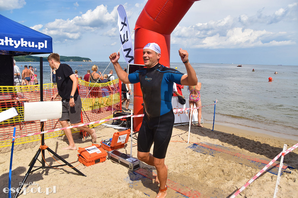 Zawody pływackie dookoła Molo - Sopot Timex Cup 2018