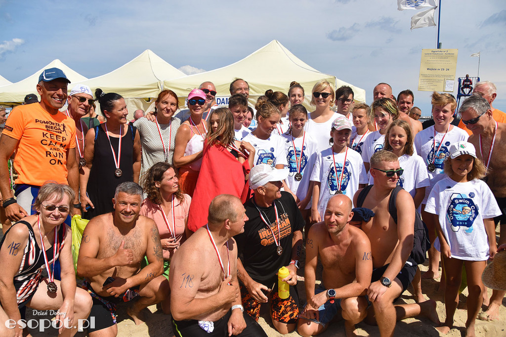 Zawody pływackie dookoła Molo - Sopot Timex Cup 2018