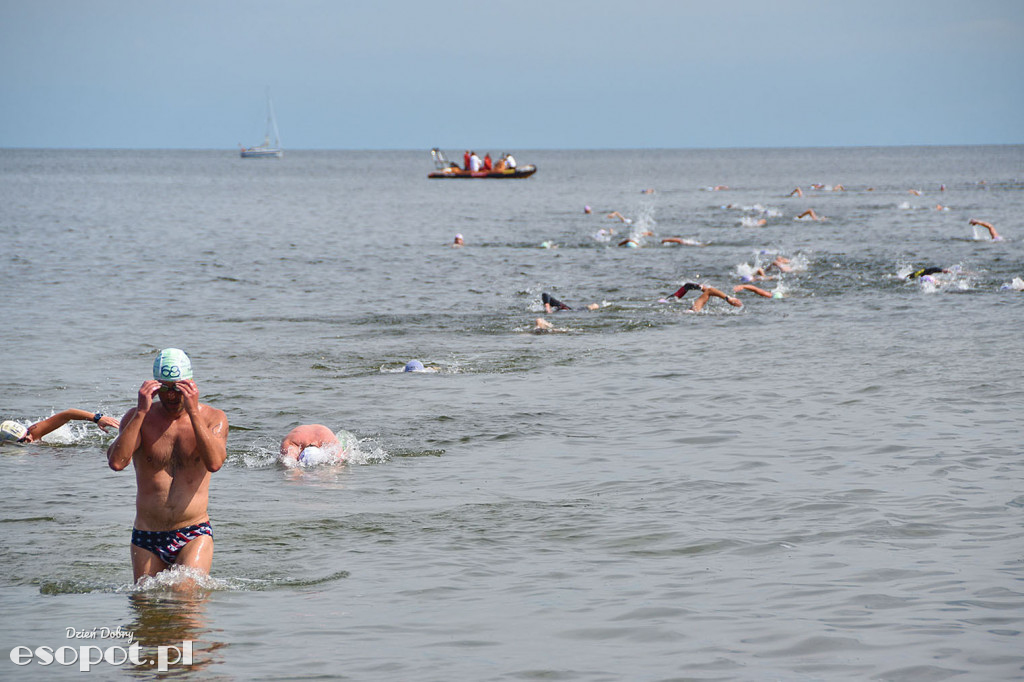 Zawody pływackie dookoła Molo - Sopot Timex Cup 2018