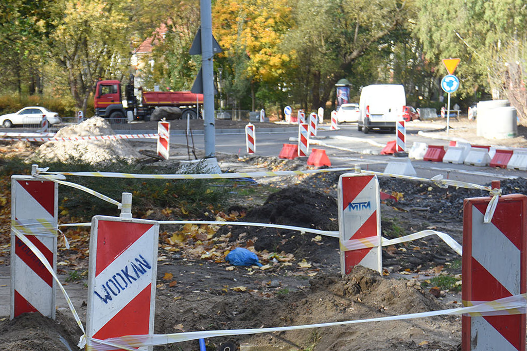 Przebudowa dróg na Kamiennym Potoku