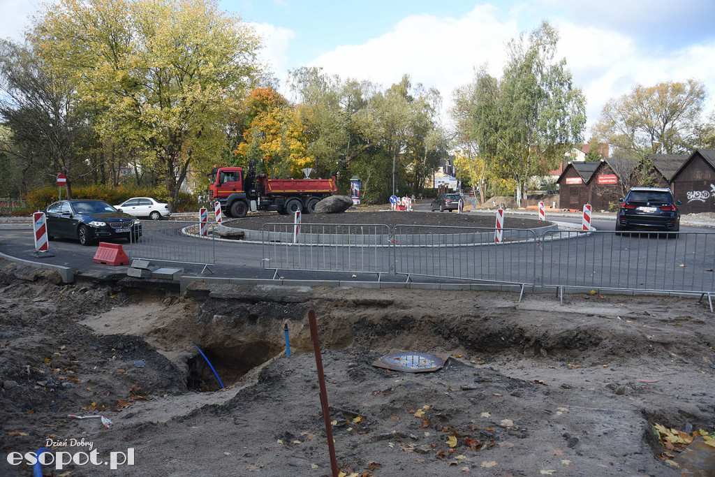Przebudowa dróg na Kamiennym Potoku