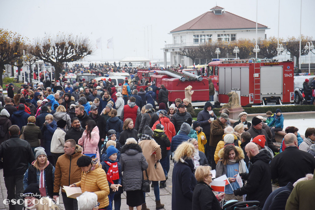 Sopot uroczyście uczcił 100-lecie odzyskania niepodległości [FOTORELACJA]
