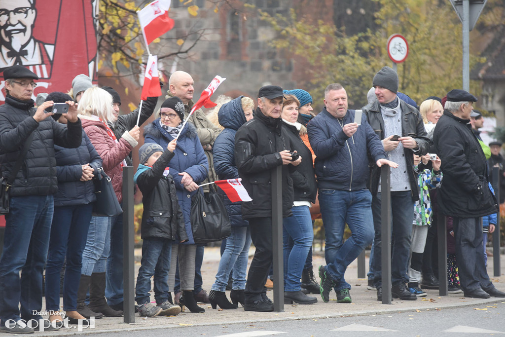 Sopot uroczyście uczcił 100-lecie odzyskania niepodległości [FOTORELACJA]