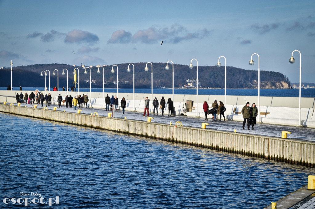 Zimowy spacer po Sopocie [FOTOGALERIA]