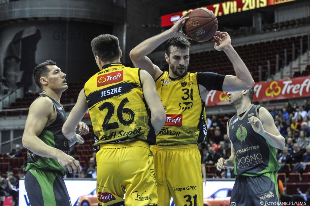 Mecz Trefl Sopot kontra Miasto Szkła Krosno