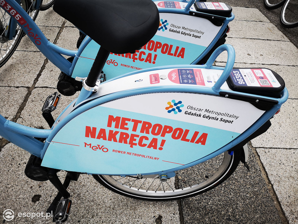 Sopockie otwarcie systemu MEVO konferencja start - rower metropolitalny