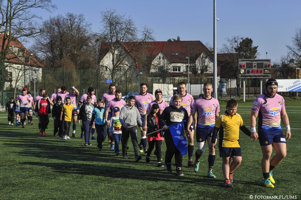 mecz rugby Ogniwo Sopot - KS Budowlani Łódź