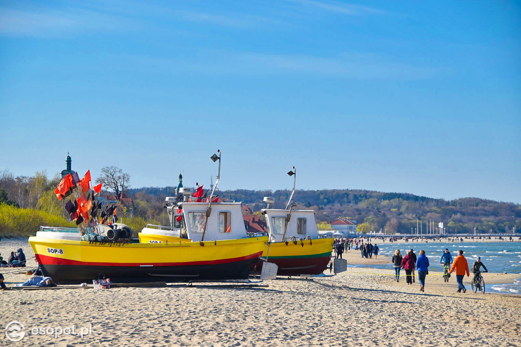 Świąteczny spacer nad morzem. Słoneczny Sopot [FOTOGALERIA]