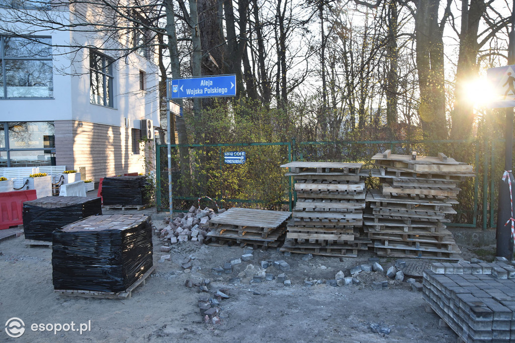 Sopot przebudowa alejki nadmorskiej 2019