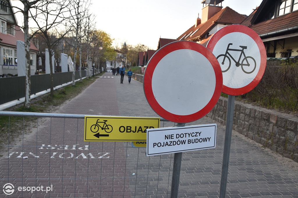 Sopot przebudowa alejki nadmorskiej 2019