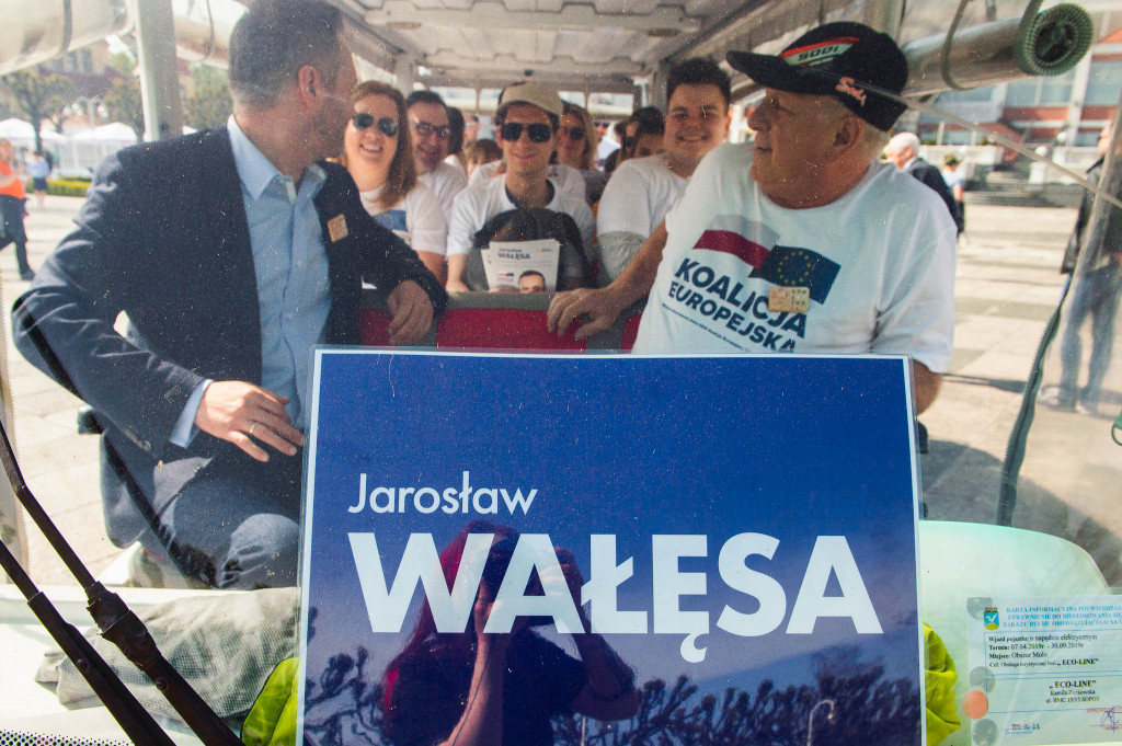 Wizyta Jarosława Wałęsy w Sopocie