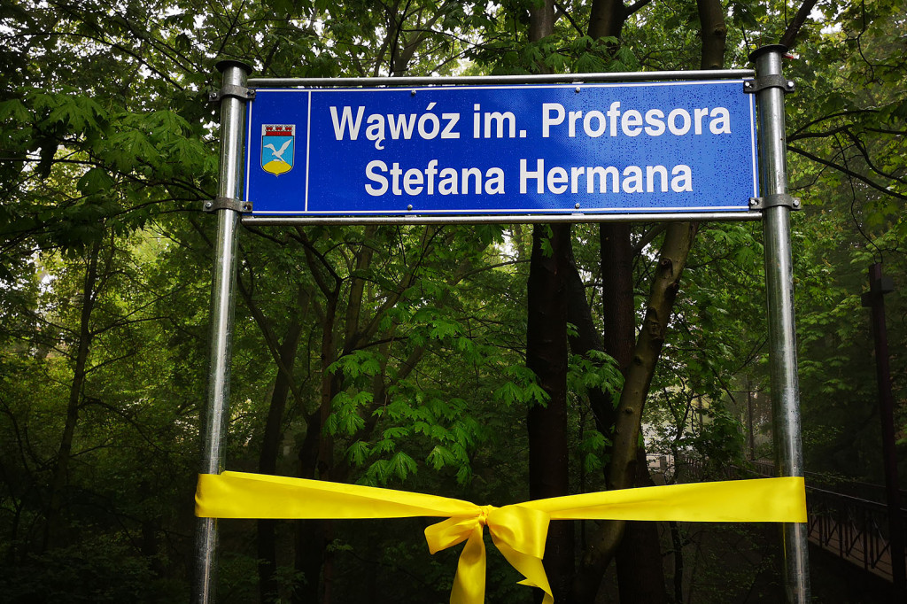 Wąwóz im. Profesora Stefana Hermana - uroczyste nadanie imienia / Sopot 2019