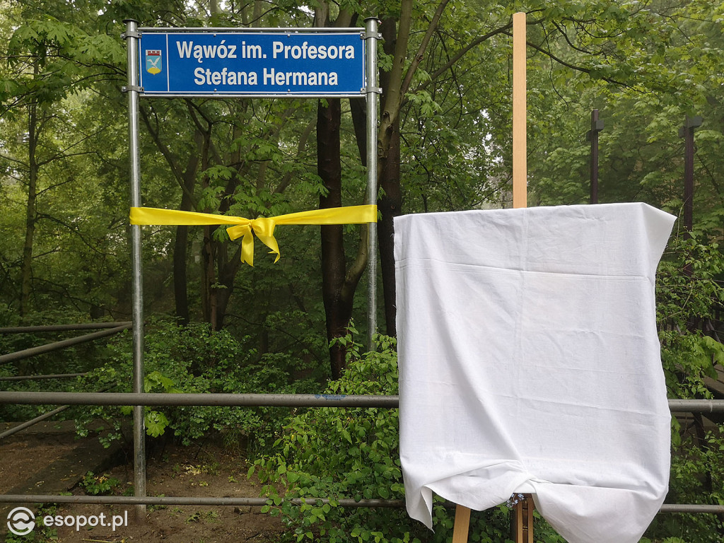 Wąwóz im. Profesora Stefana Hermana - uroczyste nadanie imienia / Sopot 2019