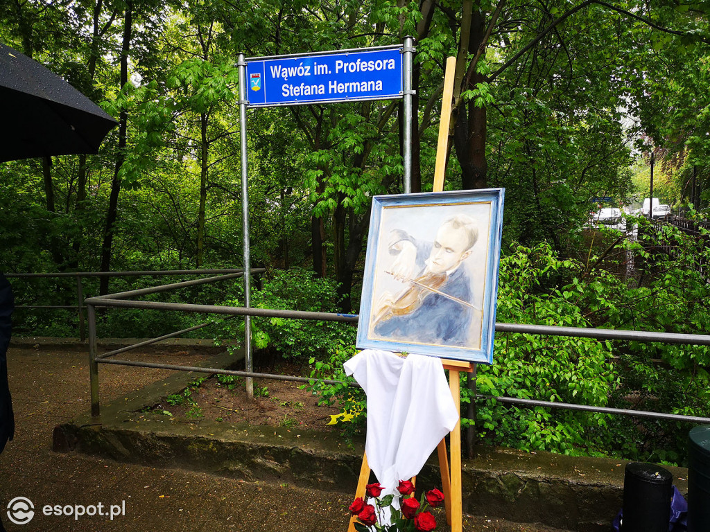 Wąwóz im. Profesora Stefana Hermana - uroczyste nadanie imienia / Sopot 2019