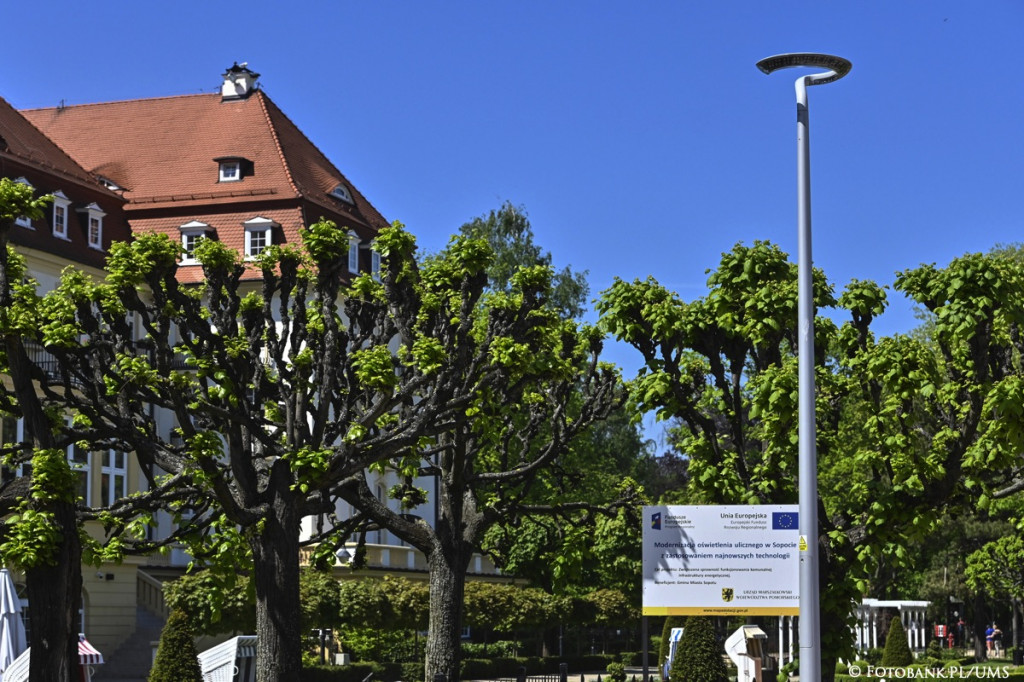 Nowe lampy w Parku Północnym