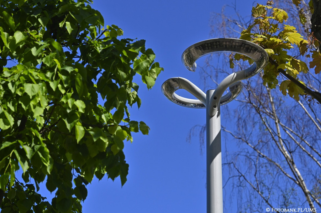 Nowe lampy w Parku Północnym