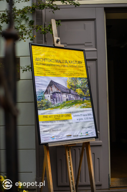 Architekci malują Kaszuby - Wystawa zbiorowa w Dworku Sierakowskich [FOTOGALERIA]