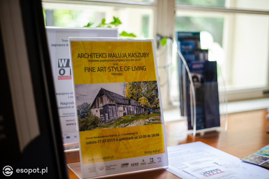 Architekci malują Kaszuby - Wystawa zbiorowa w Dworku Sierakowskich [FOTOGALERIA]