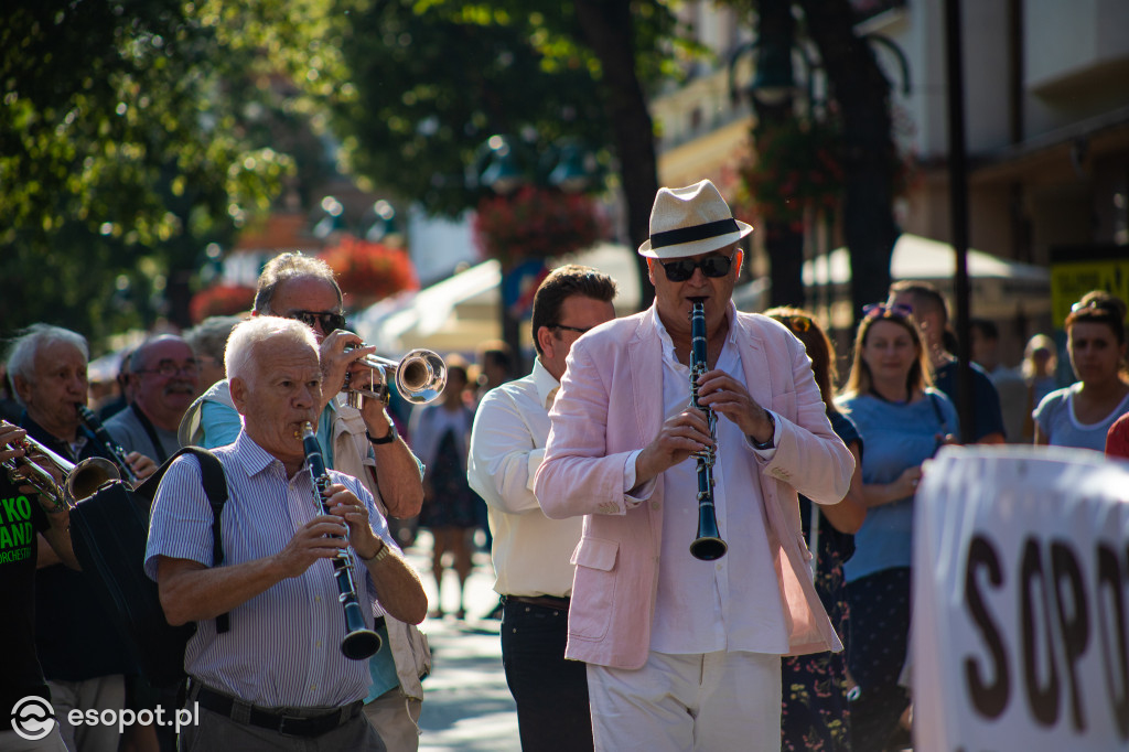 Pochód nowoorleański - parada Sopot Molo Jazz Festival 2019 [FOTORELACJA]