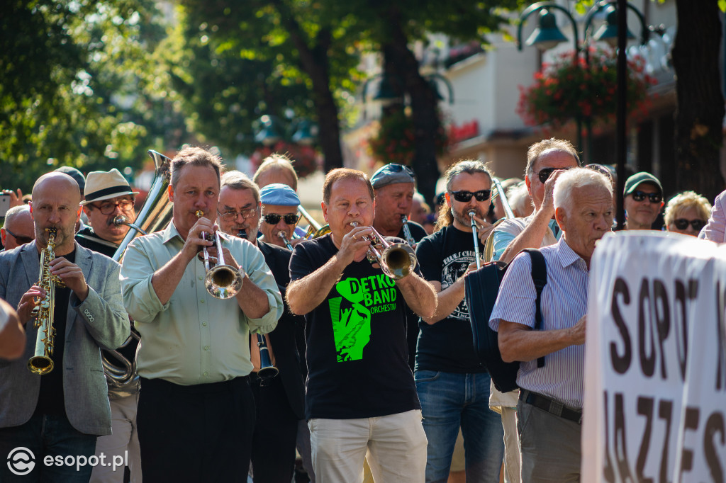 Pochód nowoorleański - parada Sopot Molo Jazz Festival 2019 [FOTORELACJA]