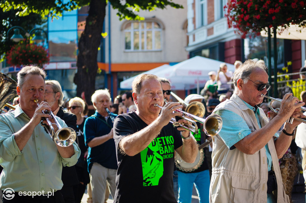 Pochód nowoorleański - parada Sopot Molo Jazz Festival 2019 [FOTORELACJA]
