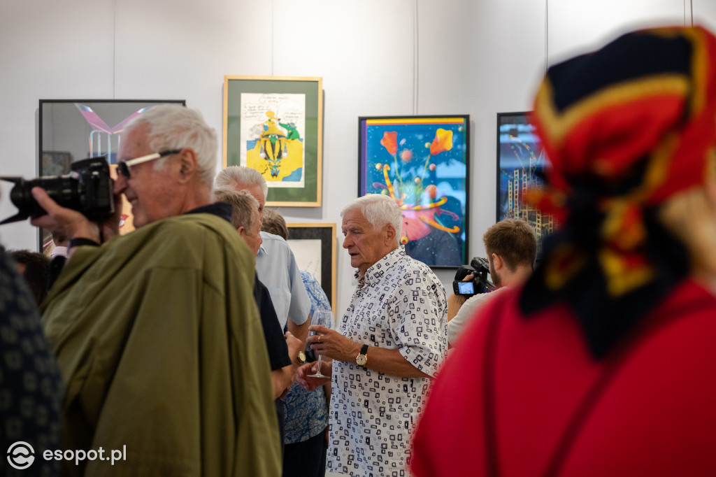 Wernisaż wystawy Dudi Andrzej Dudziński Sopot 2019 [FOTOGALERIA]