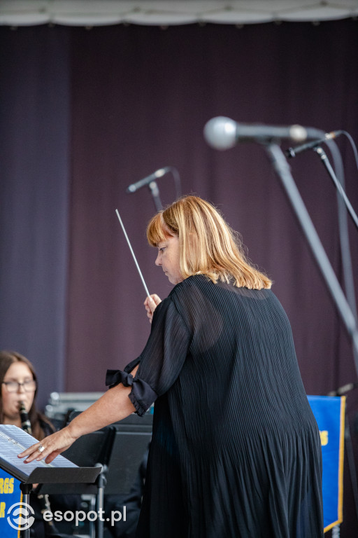 Występ orkiestry dętej Sölvesborgs Musikkar w muszli koncertowej w Sopocie [FOTO]