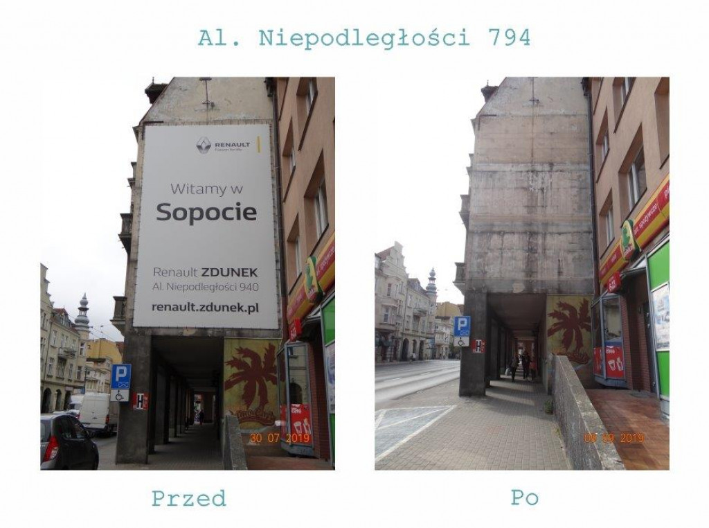 Sopot bez banerów wielkoformatowych!