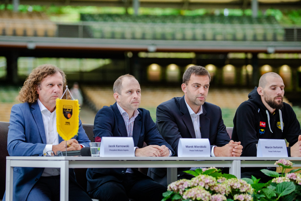 Przedsezonowa konferencja Trefla Sopot w Operze Leśnej