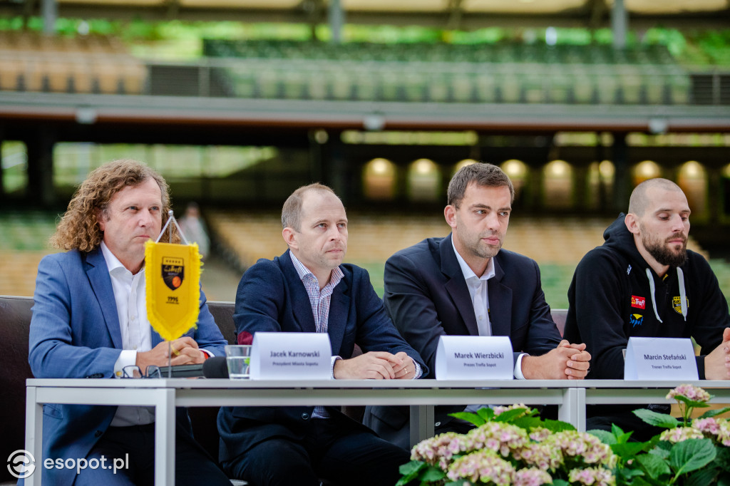 Przedsezonowa konferencja Trefla Sopot w Operze Leśnej