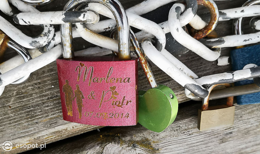 Usunięcie kłódek zakochanych z sopockiego molo