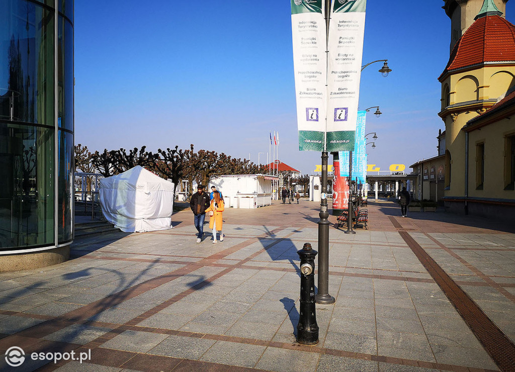 Sopot w czasach zarazy! Wiosenny spacer 28.03.2020 [FOTO]