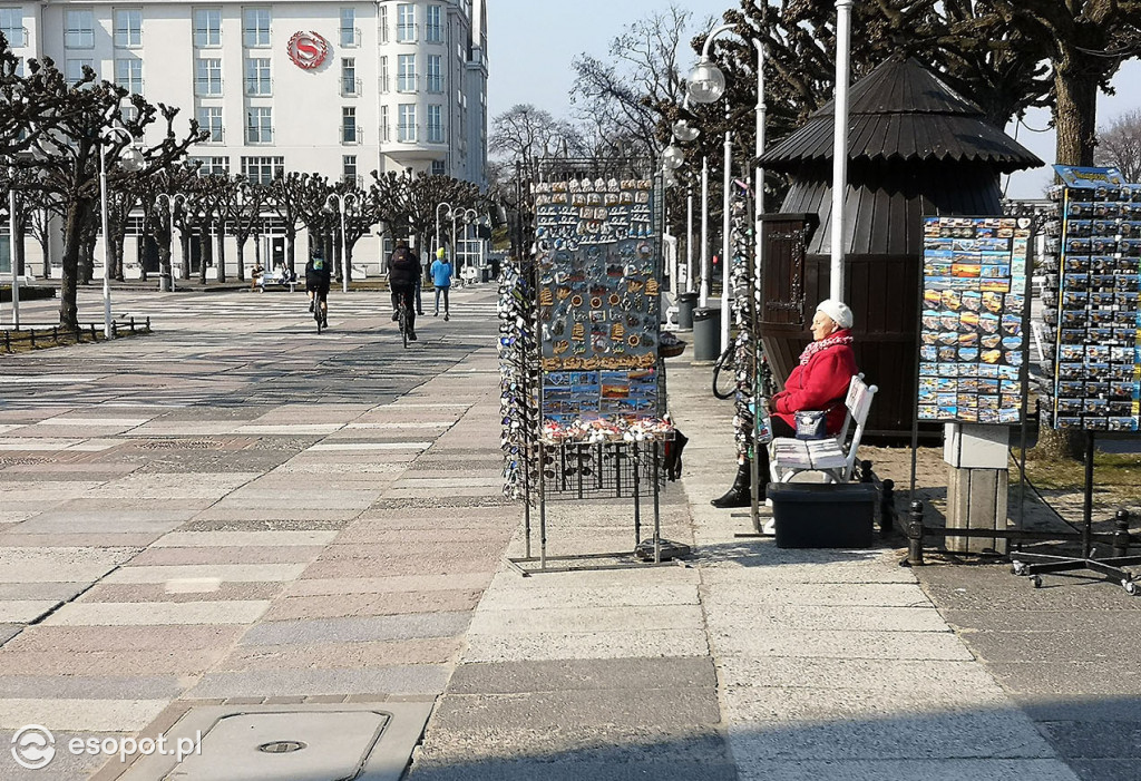 Sopot w czasach zarazy! Wiosenny spacer 28.03.2020 [FOTO]